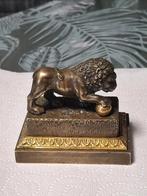 lion en bronze authentique  XIXème, Ophalen of Verzenden, Brons