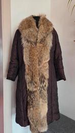 Vintage winter jas met bont maat 40, Kleding | Dames, Ophalen of Verzenden, Maat 38/40 (M)
