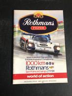 programme 1000 KM Spa Francorchamps 1984 Rothmans, Collections, Enlèvement ou Envoi