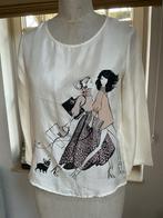 Bloes van zijde ,Elisabetta Franchi,maat S, Kleding | Dames, Ophalen of Verzenden, Gedragen, Maat 36 (S)
