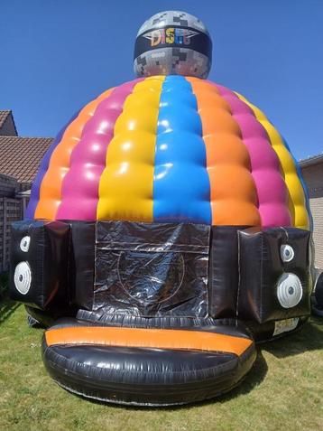 Zeer mooi professioneel springkasteel "Disco-bal" te koop, Enlèvement