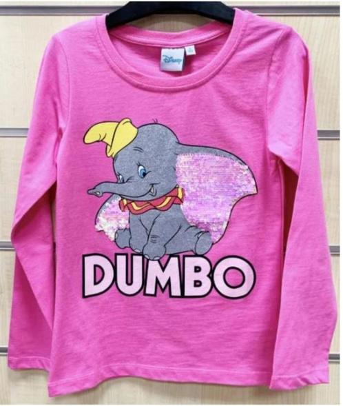 Dombo Longsleeve Shirt - Disney - Maat 92-98-104-110-116-122, Kinderen en Baby's, Kinderkleding | Maat 104, Nieuw, Meisje, Shirt of Longsleeve
