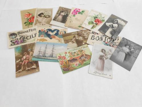 Cartes anciennes., Collections, Cartes postales | Thème, Affranchie, Avant 1920, Enlèvement ou Envoi