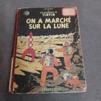 BD Kuifje We wandelden op de maan E0 1954, Boeken, Gelezen, Eén stripboek, Ophalen of Verzenden, Hergé