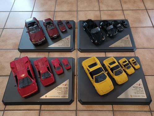 Maisto Trophée Collection 1/18 – 4 plateaux, Hobby en Vrije tijd, Modelauto's | 1:18, Zo goed als nieuw, Auto, Maisto, Ophalen