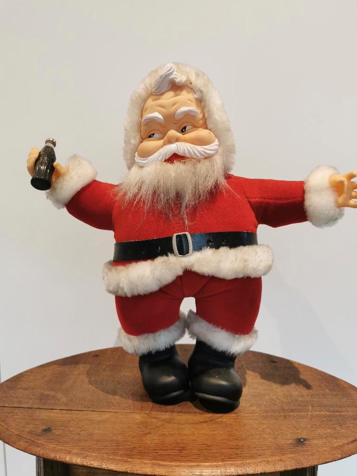 Kerstman met Coca-Cola flesje, Collections, Poupées, Comme neuf, Autres types, Réaliste ou Reborn, Enlèvement