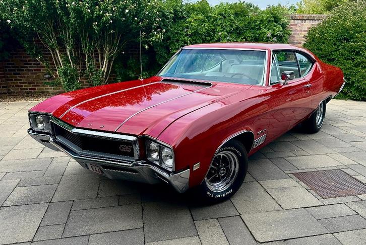 Buick Skylark gs400, Auto's, Buick, Particulier, Skylark, Benzine, Coupé, 2 deurs, Automaat, Rood, Beige, Kunstmatig leder, Achterwielaandrijving