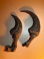 Replica 2 Therizinosaurus klauwen, Ophalen of Verzenden, Fossiel