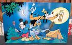 Plaque en métal Mickey Mouse Donald Duck Goofy Disney, Enlèvement ou Envoi, Mickey Mouse, Comme neuf, Image ou Affiche