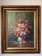 Stilleven met bloemen, incl. lijst - opruiming, Antiek en Kunst, Kunst | Schilderijen | Klassiek, Ophalen
