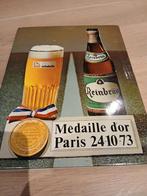 Oude reclame Reinbräu / Anglo-Belge 1973, Verzamelen, Ophalen of Verzenden, Zo goed als nieuw, Reclamebord, Plaat of Schild, Overige merken