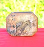 boite en fer vintage sirop pomono decor chasse, Collections, Boîte en métal, Enlèvement ou Envoi, Utilisé, Autre, Autres marques