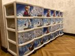 6 Opbergcontainers op wieltjes Curver (Frozen), Comme neuf, Autres types, Moins de 50 cm, 50 cm ou plus
