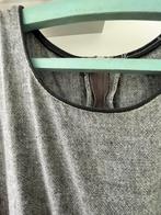 Vintage mouwloze  ‘60s jurk met opnieuw actuele stof, Zwart, Maat 36 (S), Gedragen, Onder de knie