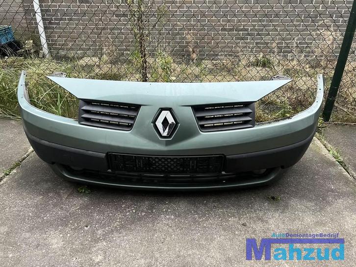 RENAULT MEGANE 2 groen TED97 Voorbumper 2001-2009, Auto-onderdelen, Carrosserie, Bumper, Renault, Voor, Gebruikt