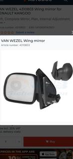 Renault Kangoo achteruitkijkspiegel, Ophalen of Verzenden