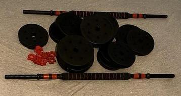 Viper Sports Adjustable Weight Set- Dumbbel/barbell- 30.5kg- beschikbaar voor biedingen