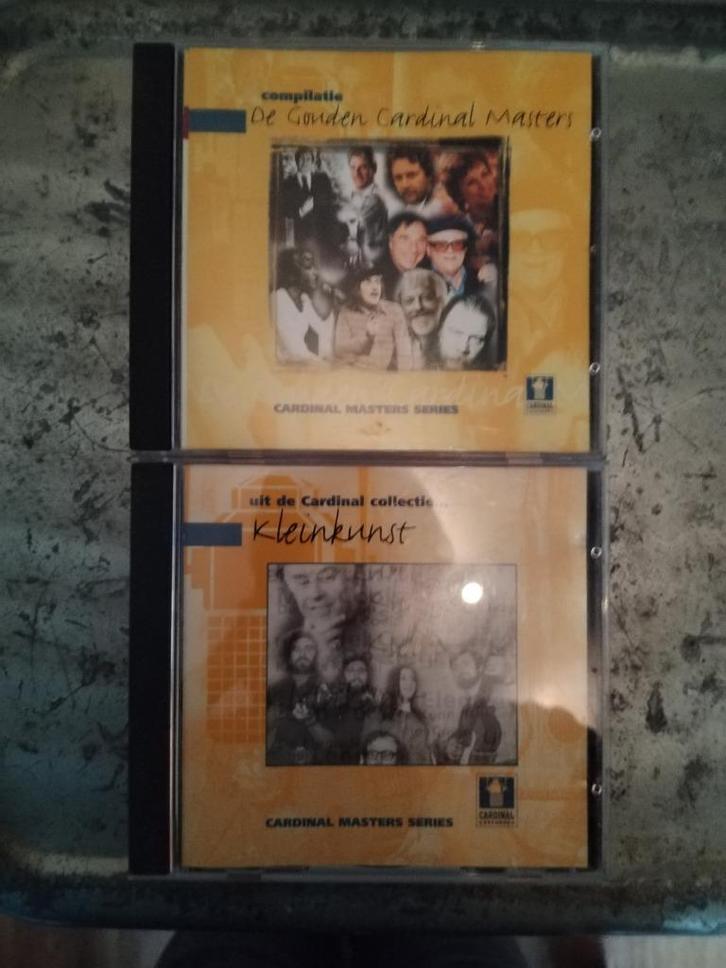 Twee Cardinal Cds (Kleinkunst en Gouden Masters), Cd's en Dvd's, Cd's | Nederlandstalig, Zo goed als nieuw, Levenslied of Smartlap