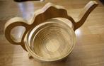 Houten fruitmand / potten onderzetter, Verzenden, Hout, Mand