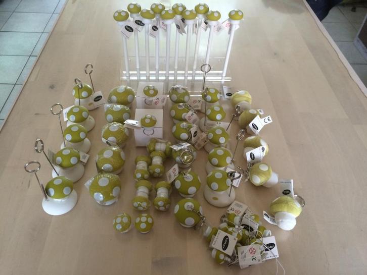 Paddenstoel pitou oker van Bb collectie UITVERKOOP, Kinderen en Baby's, Kraamcadeaus en Geboorteborden, Nieuw, Kraamcadeau, Ophalen of Verzenden