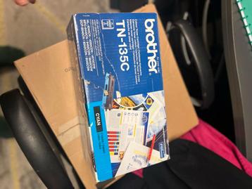 Nieuwe Brother TN 135 C tonercartridge beschikbaar voor biedingen