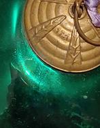 2 vintage glazen kugel kerstballen vg1721, Antiek en Kunst, Ophalen