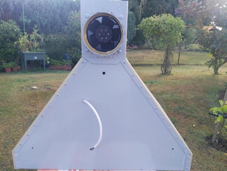 hotte de cuisine en tôle style ancien, Elektronische apparatuur, Afzuigkappen, Gebruikt, Vrijstaand, Wandschouwkap, Minder dan 200 m³ per uur