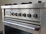 🍀 Poêle Boretti de luxe 70 cm en acier inoxydable 4 brûleur, Electroménager, Cuisinières, Comme neuf, 5 zones de cuisson ou plus
