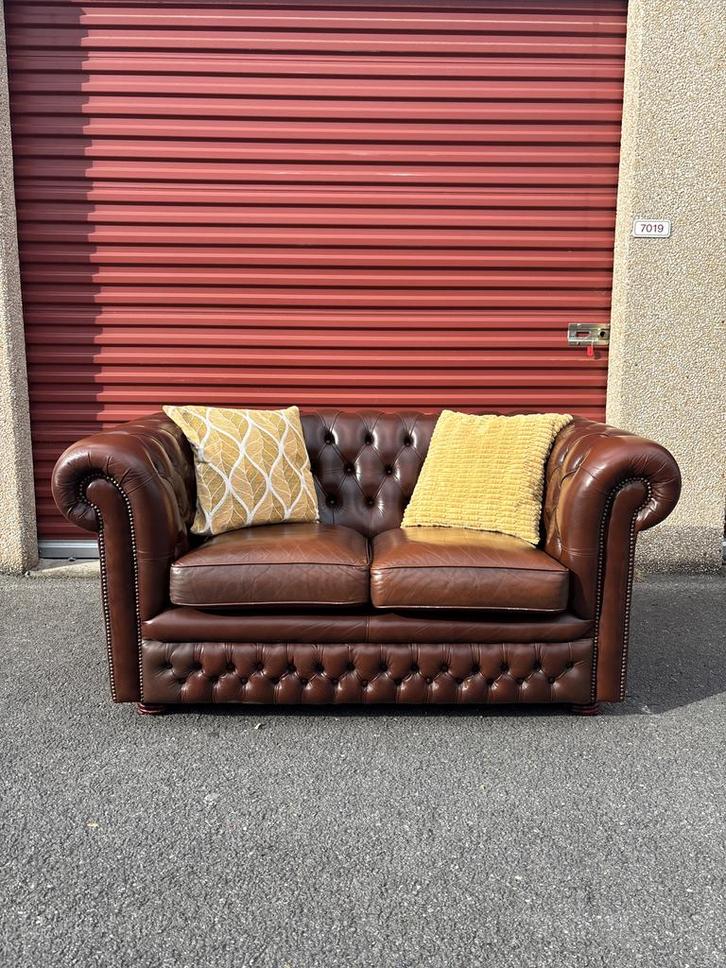 Canapé Chesterfield, Antiek en Kunst, Antiek | Meubels | Stoelen en Sofa's, Ophalen of Verzenden