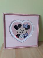 Mickey mouse & Minnie kruissteek in mooie kader., Ophalen