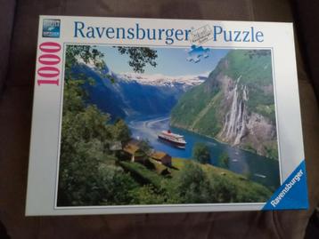 Puzzle Ravensburger 1000 pièces - Fjord norvégien