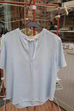 Blouse zijde lichtblauw Antonelli mt 40 (it 44), Kleding | Dames, Maat 38/40 (M), Blauw, Ophalen of Verzenden, Antonelli