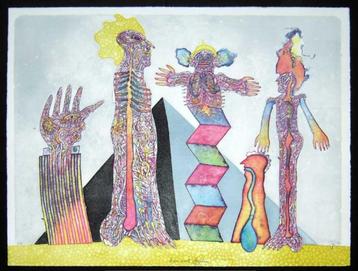 'Reis naar Egypte' litho van Bernhard Jäger (DL) beschikbaar voor biedingen