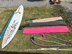 Ten Cate surfplank 120l met 3 zeilen, Watersport en Boten, Windsurfen, Ophalen, Met vin(nen), 5 tot 7 m², Gebruikt