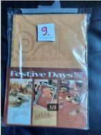 Tissu à broder « Festive Days » RICO-design - 45x100, Pièce ou Accessoires, Broderies à la main, Envoi, Neuf