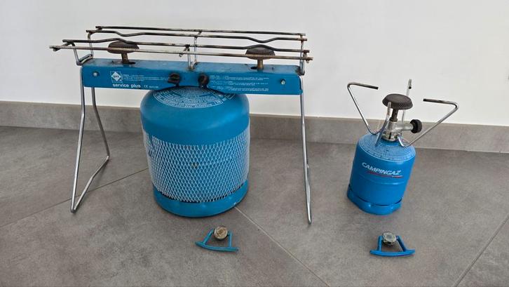 Réchauds Campingaz + bonbonnes R901 R907, Caravans en Kamperen, Kampeeraccessoires, Gebruikt, Ophalen