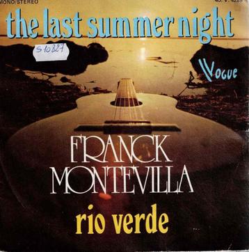 Vinyl, 7"   -   Franck Montevilla – The Last Summer Night beschikbaar voor biedingen