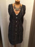 Kleedje, winter. Zwart/wit /zilver/ maat 36, Kleding | Dames, Ophalen, Overige kleuren, Zo goed als nieuw, Knielengte