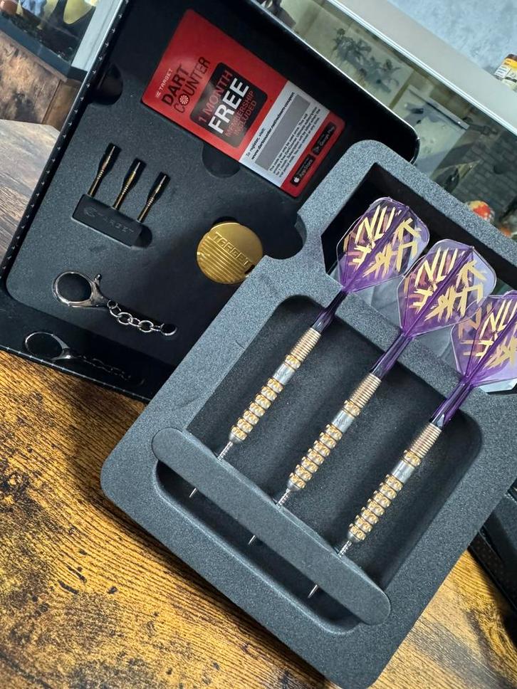 G1 Prodigy 23g Luke Littler, Sport en Fitness, Darts, Zo goed als nieuw, Pijlen, Ophalen of Verzenden