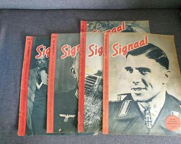 Signaal nrs 7, 10, 20 en 23 uit 1943 Collaboratie tijdschrif