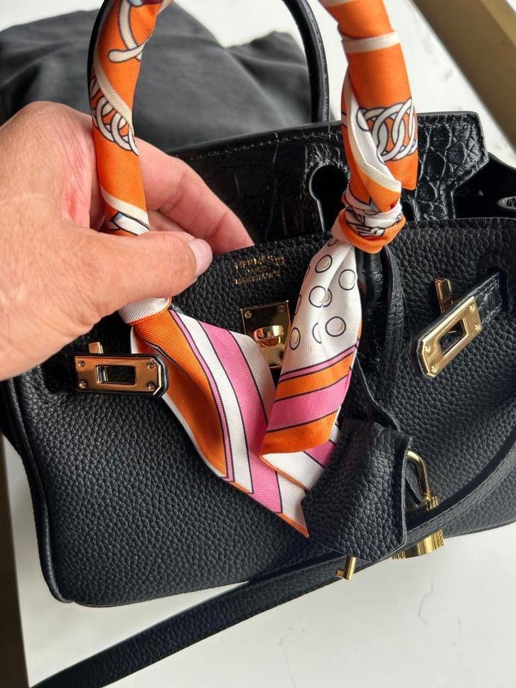 Handtas Hermes alles bij !, Handtassen en Accessoires, Tassen | Damestassen, Gebruikt, Handtas, Zwart, Ophalen of Verzenden