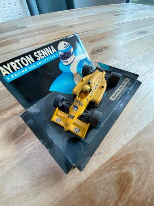 Ayrton Senna editie 43 nr 15 Lotus turbo 1987, Hobby & Loisirs créatifs, Voitures miniatures | 1:43, Utilisé, Enlèvement ou Envoi