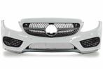 ORIGINELE VOORBUMPER MERCEDES-BENZ C-KLASSE W205 AMG, Gebruikt, Mercedes-Benz, Ophalen of Verzenden, Links