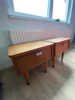 Vintage nachtkastjes, Huis en Inrichting, Slaapkamer | Nachtkastjes, Gebruikt, Ophalen of Verzenden, 45 tot 65 cm, Minder dan 55 cm