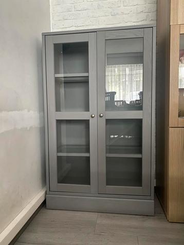 Vitrinekast Havsta ikea grijs, Avec porte(s), 25 à 50 cm, 150 à 200 cm, Enlèvement