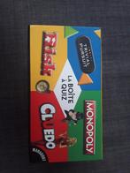 Monopoly, Cluedo, Risk en Trivial Pursuit pocket edition., Hobby en Vrije tijd, Nieuw, Ophalen of Verzenden