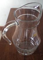 Karaf in glas met handvat, inhoud 1,7 liter, Huis en Inrichting, Minder dan 50 cm, Nieuw, Glas, Ophalen