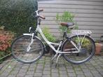 28 inch witte damesfiets met 21 versnellingen kader 50, Fietsen en Brommers, Gebruikt, Versnellingen, 50 tot 53 cm, Ophalen