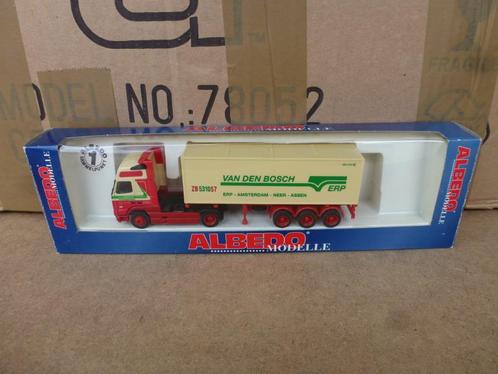 1:87 Albedo 320067 Volvo FH Container Van Den Bosch ERP, Hobby en Vrije tijd, Modelauto's | 1:87, Zo goed als nieuw, Bus of Vrachtwagen