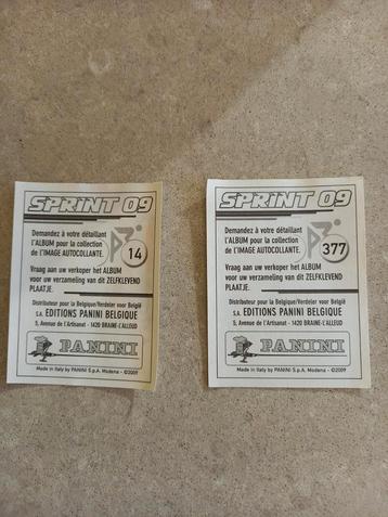 Panini prentjes Sprint 09 uit 2009. beschikbaar voor biedingen